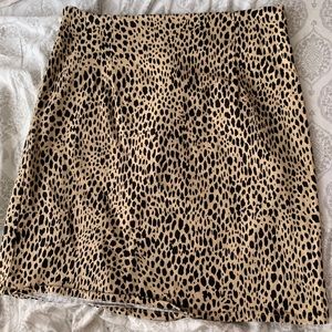 Brandy melville cheetah skirt